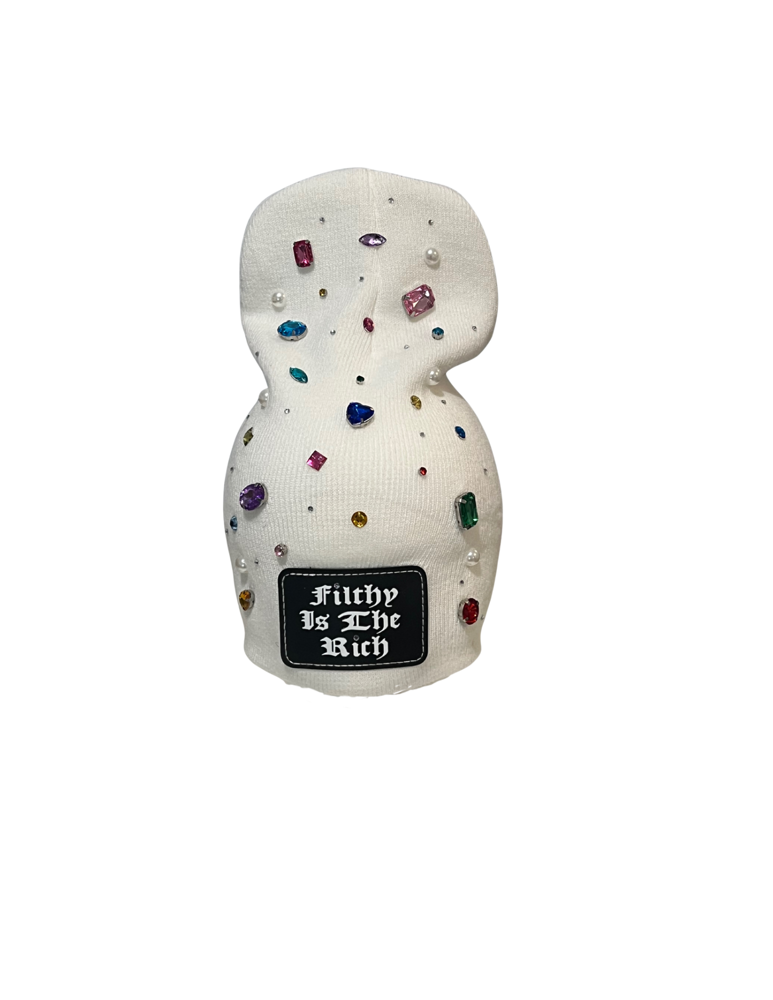 Filthy Is The Rich Multicolor Stone Beanie